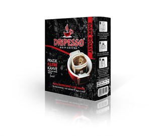Dark Roast Pratik Filtre Kahve 30'luDripesso Dark Roast 30'lu PaketPratik Filtre Kahveler